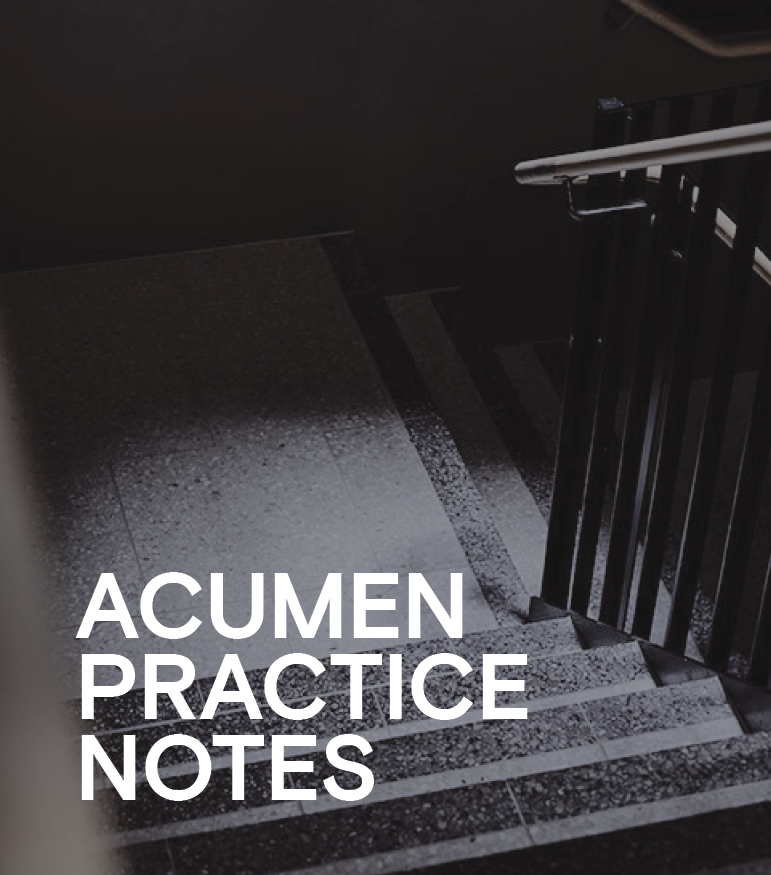 Acumen Practice Notes