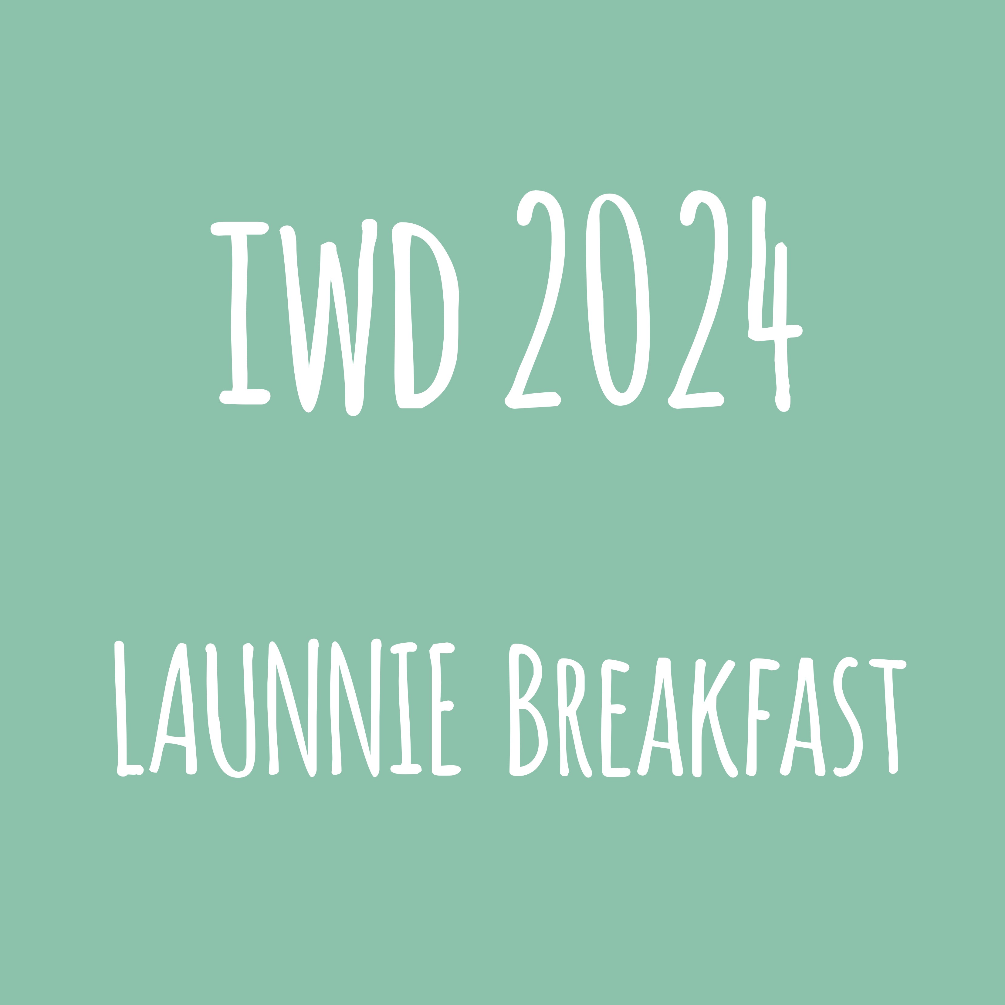 Findlay Project: 2024 IWD Breakfast | Launceston