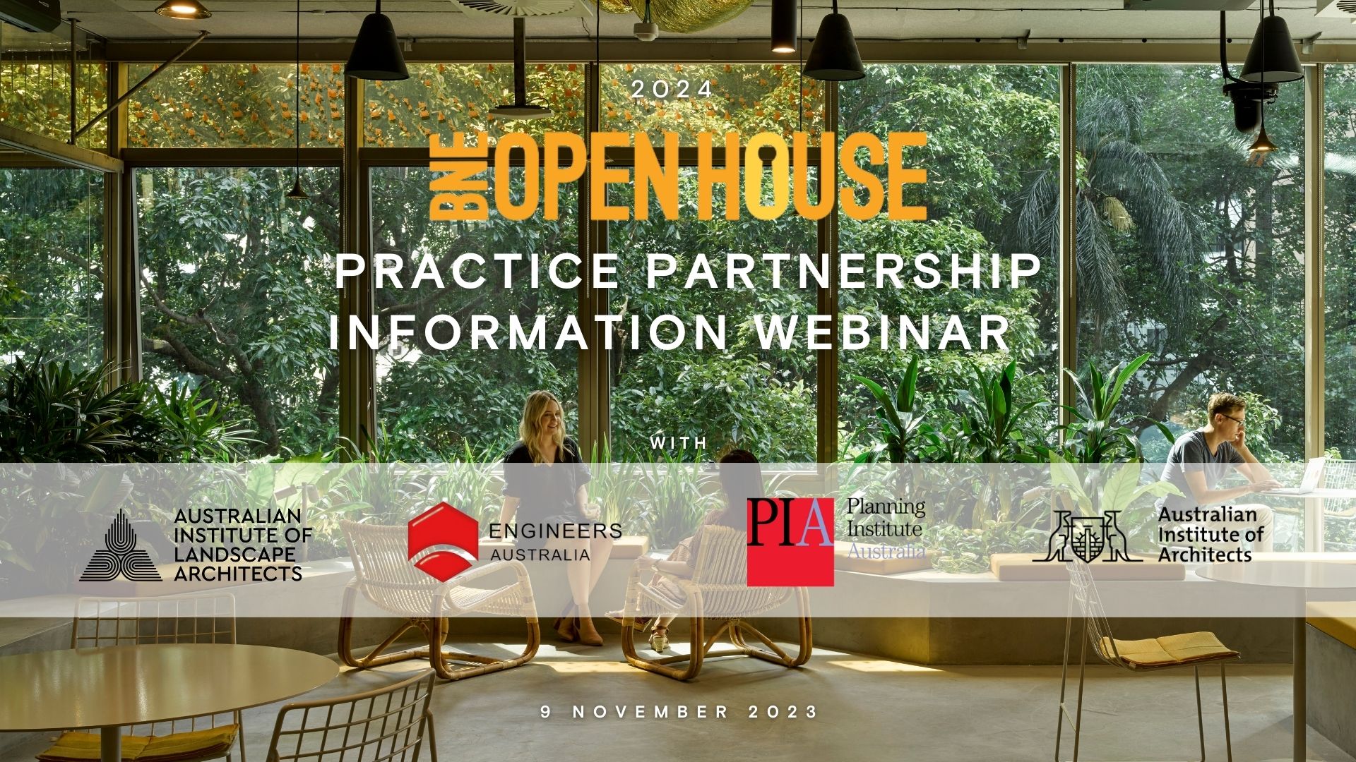 2024 Brisbane Open House Practice Partnership information