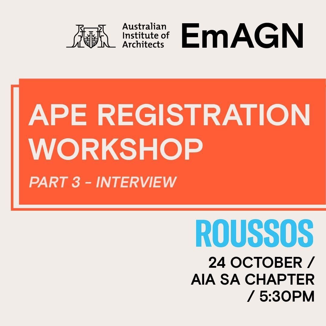 APE Registration Workshop Part 3 - Interview