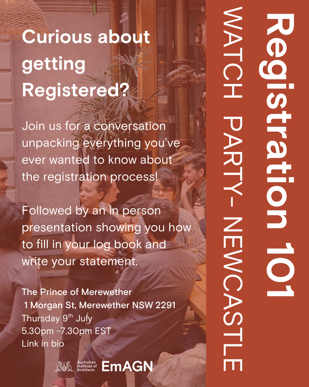 Newcastle | Registration 101 Watch Party