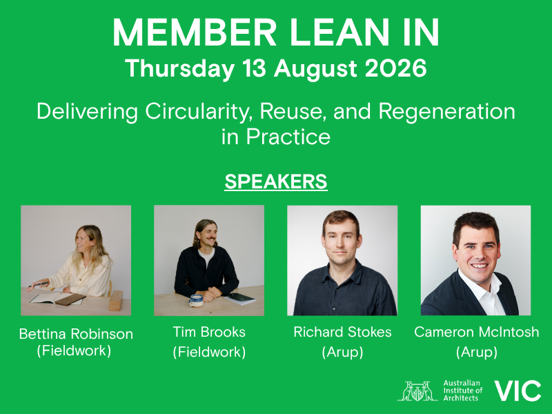 Member Lean In | Delivering Circularity, Reuse, and Regeneration in Practice